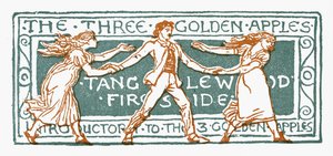 Las tres manzanas doradas de Walter Crane